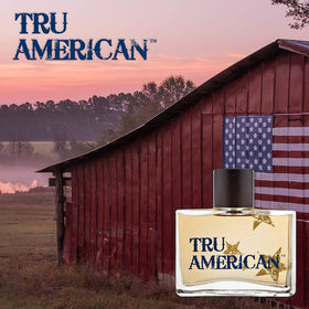 Gift-ready packaging for Tru Fragrance Beauty American Men's Cologne appeals to gift buyers.