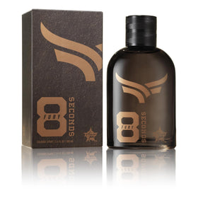 Tru Fragrance Beauty PBR 8 Seconds Fury bottle showcases a bold masculine scent for evening wear.