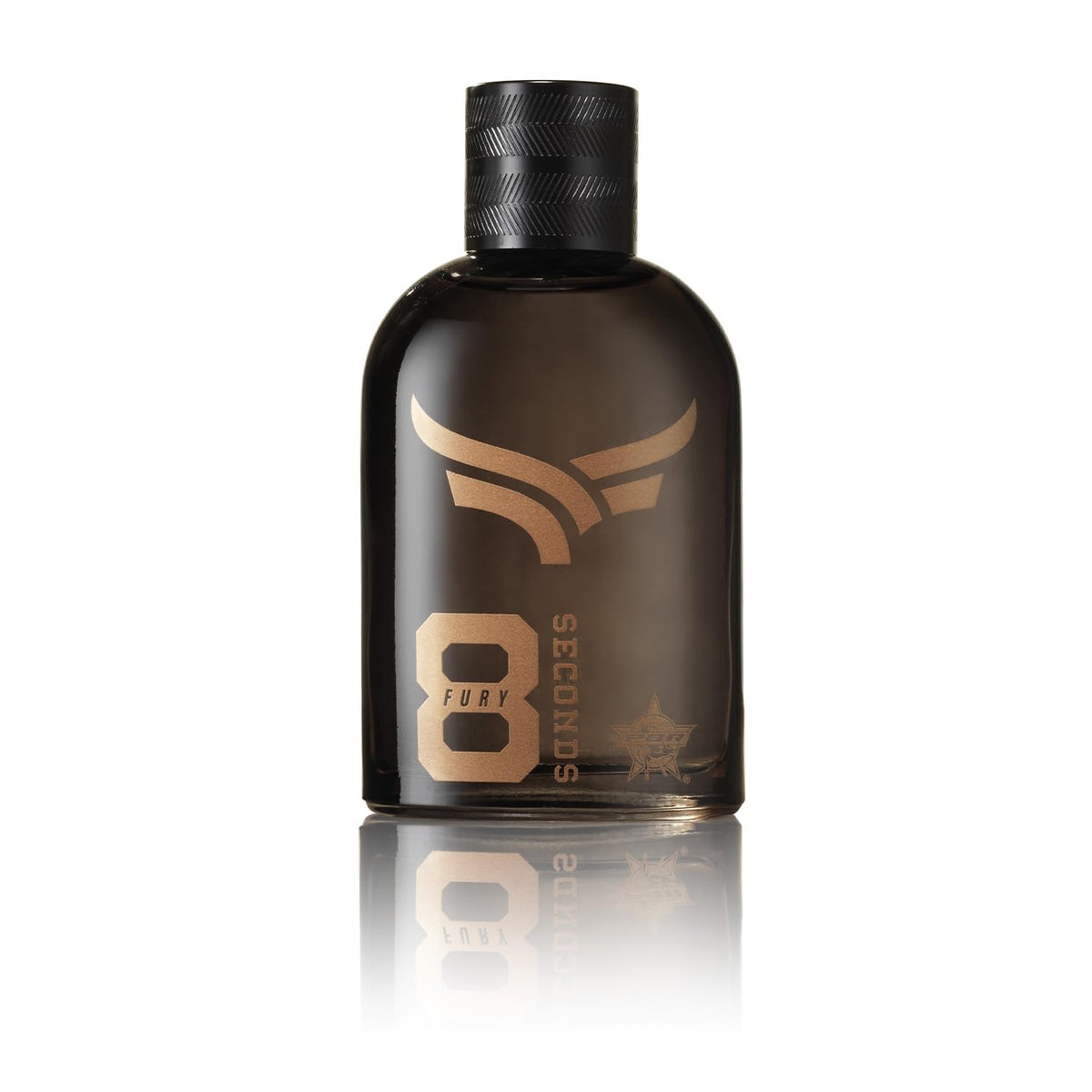 Close-up of the cap on Tru Fragrance Beauty 8 Seconds Fury for premium detailing.
