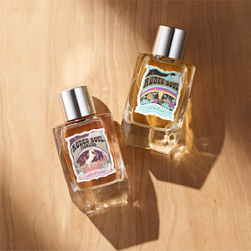 Rodeo Soul Fearless bottle in warm lighting for evening wear