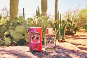 Desert jasmine motif on Rodeo Soul Fearless packaging