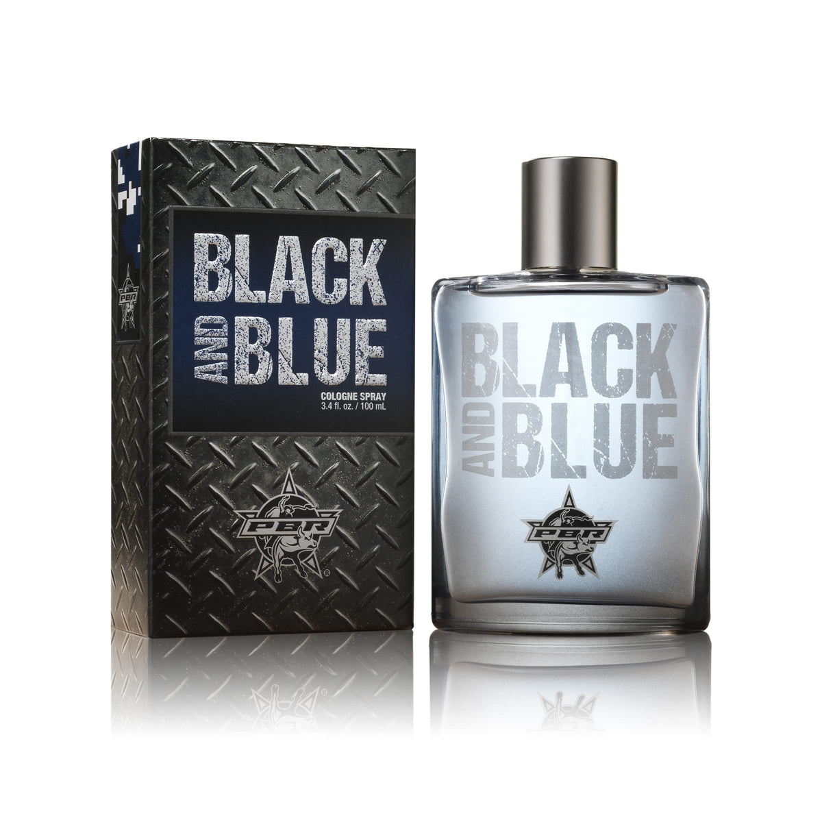 Tru Fragrance Beauty Tru Western PBR Black Blue bottle ready for everyday wear