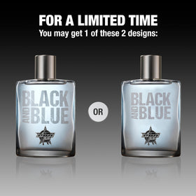Tru Fragrance Beauty Tru Western PBR Black Blue box packaging on display