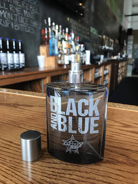 Tru Fragrance Beauty Tru Western PBR Black Blue notes diagram suggesting citrus and sandalwood