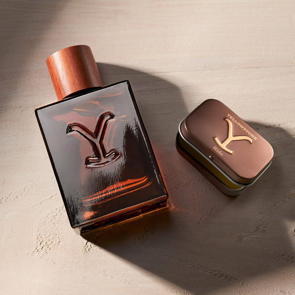Close-up of bottle showing warm smoky notes and rugged character.