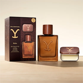 Tru Western Yellowstone Ride solid cologne compact for on-the-go freshness.