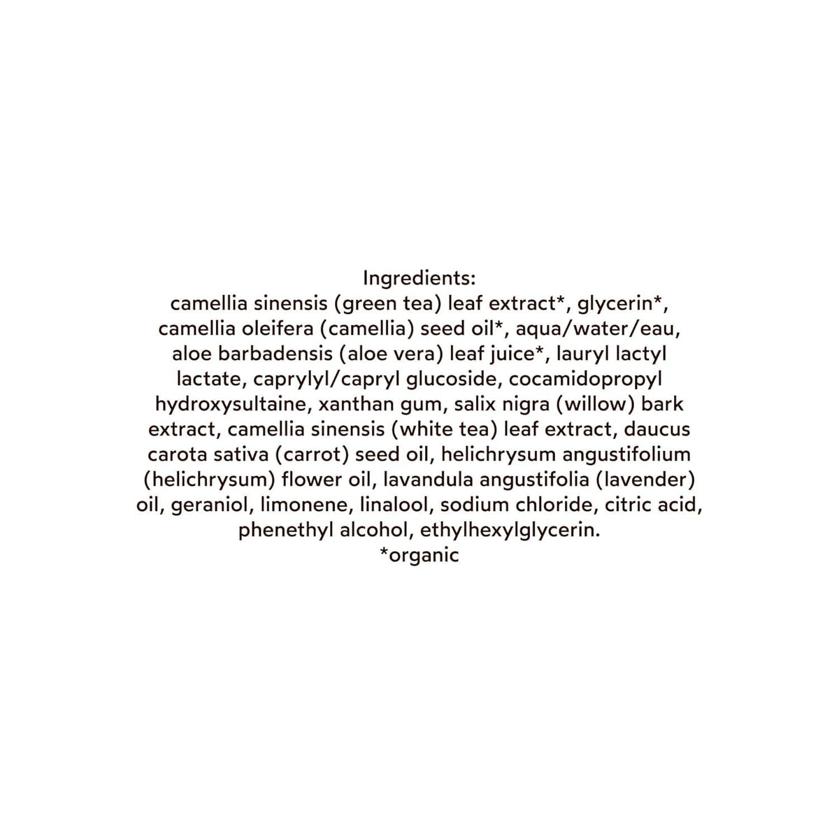 True Botanicals Black Willow Bark ingredient highlighting gentle exfoliation.