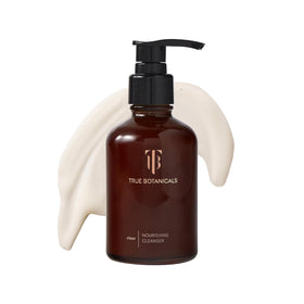 True Botanicals Clear Nourishing Cleanser bottle, gentle hydration for balanced skin.