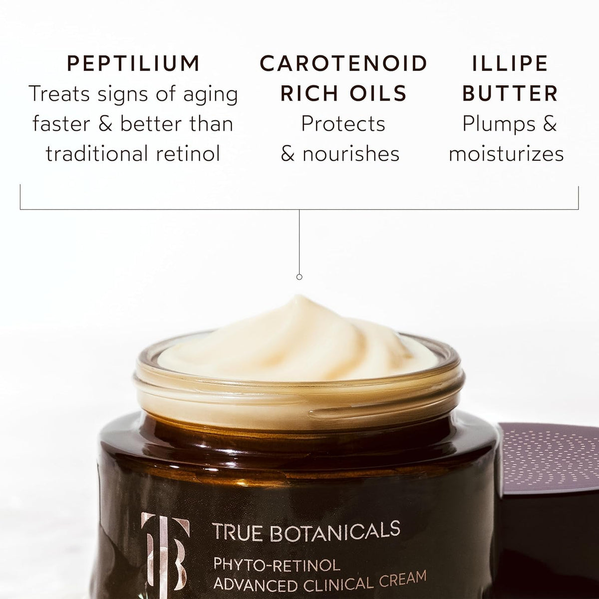 Phyto-Retinol Advanced Cream label emphasizes clean vegan hypoallergenic formulation