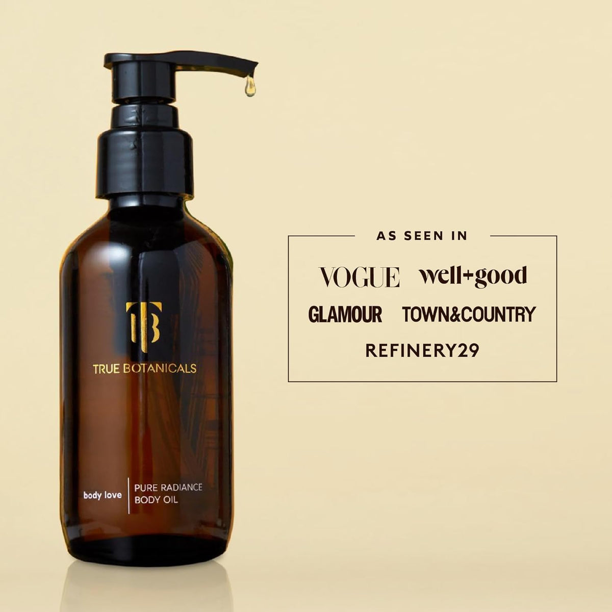Nourishing ceramides and omega fatty acids in True Botanicals Body Oil