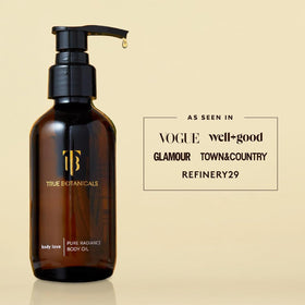 Nourishing ceramides and omega fatty acids in True Botanicals Body Oil