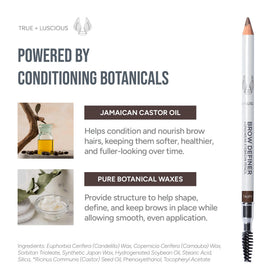 Waterproof long-wear formula shown on an active day performance.