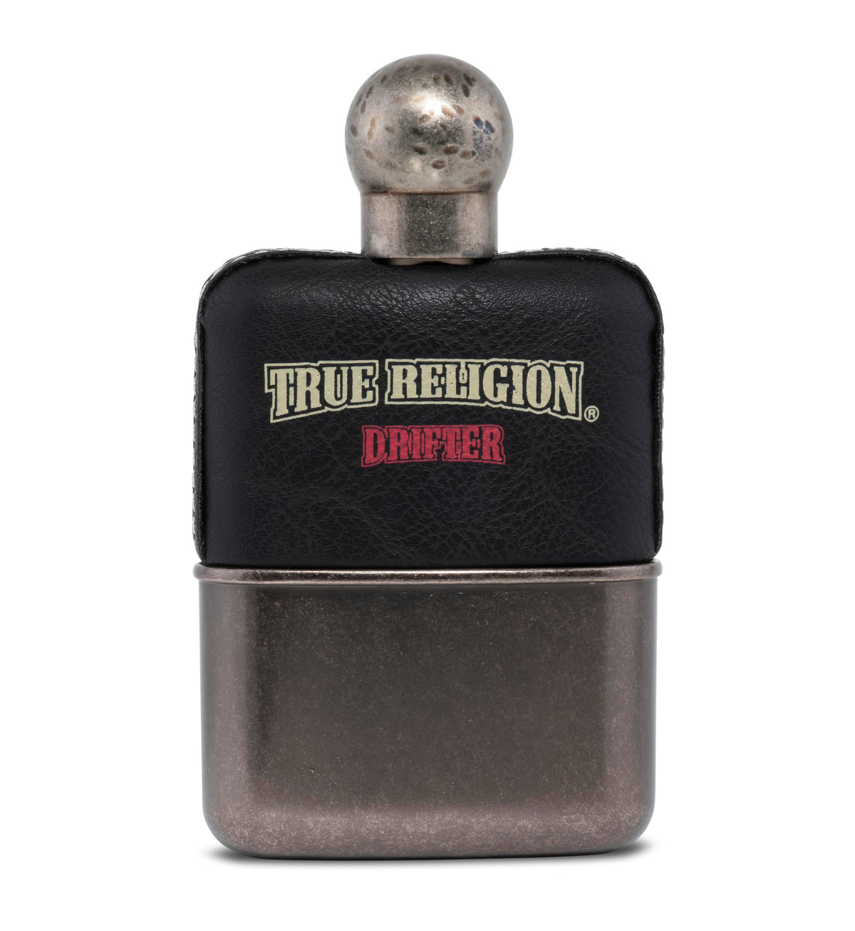 True Religion Drifter bottle front view, showcasing a bold, confident aroma.