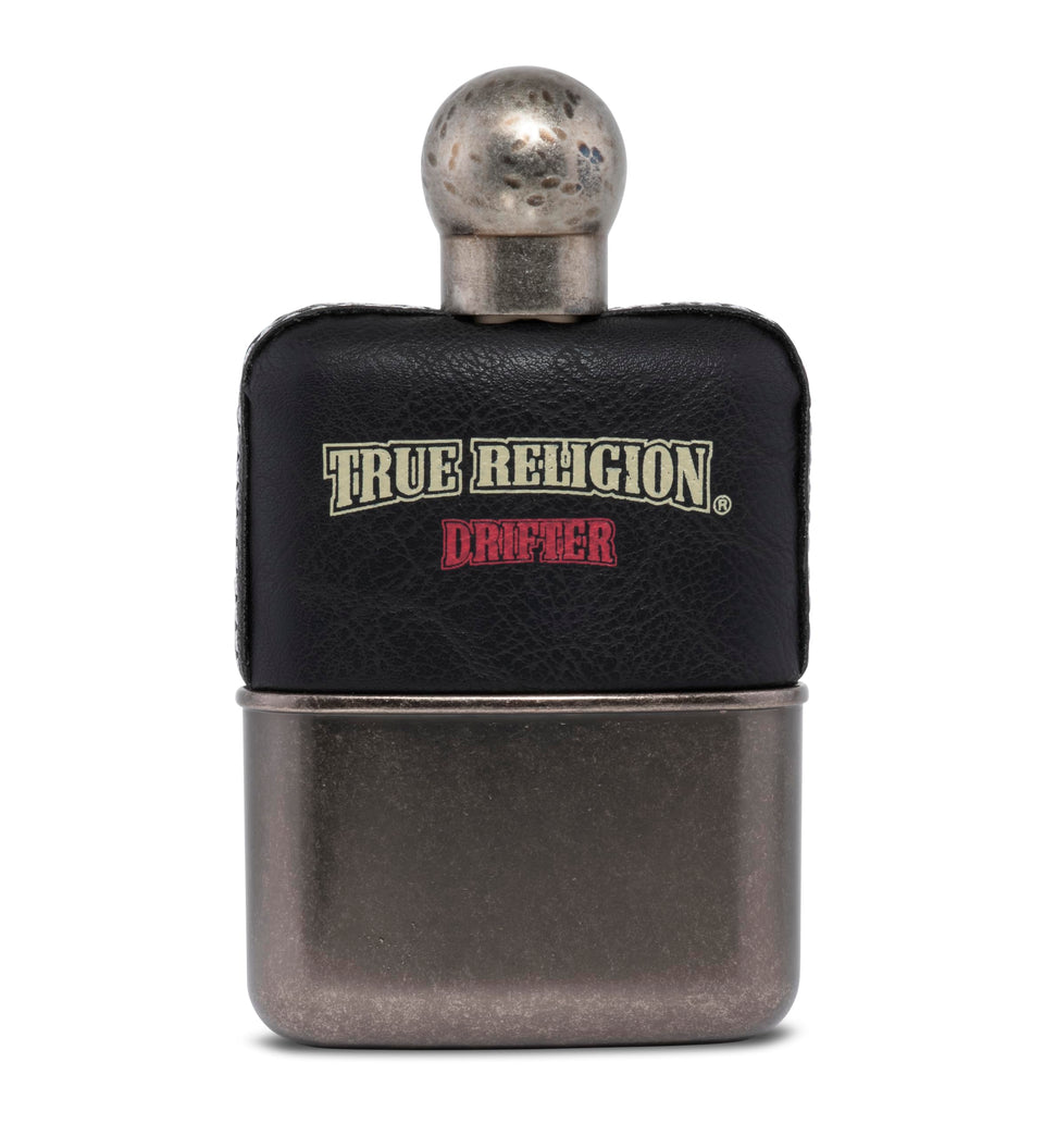 True Religion Drifter bottle front view, showcasing a bold, confident aroma.