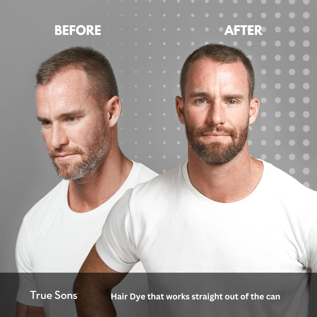 True Sons Hair Dye Foam wait time guidance helps customize results