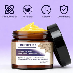 TRUERELIEF natural soothing salve on table for daily use routine