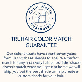 Truhair Color & Conceal precise scalp application avoids gaps