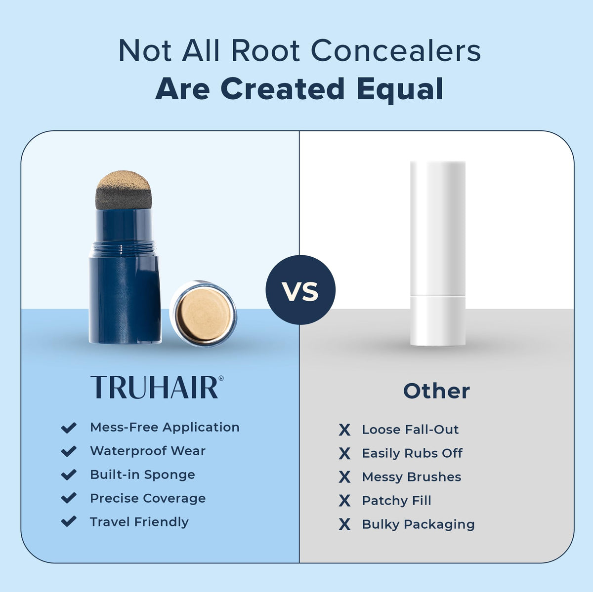 TRUHAIR Color & Conceal hairline-fill creates subtle density.