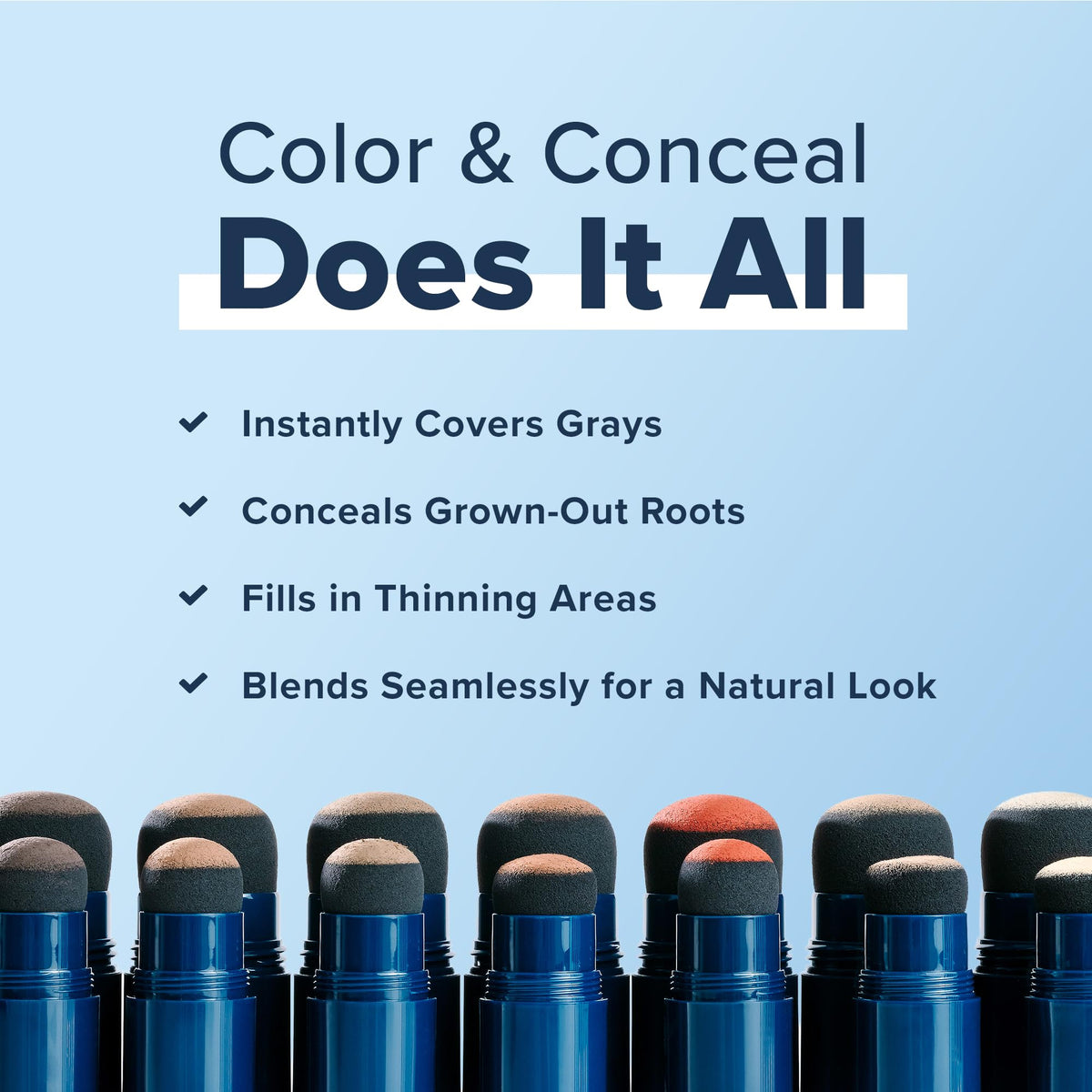 TRUHAIR Color & Conceal waterproof-coverage stays put in rain.