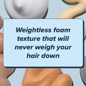 Truhair Revive and Style Color Mousse cap and bottle in hand for portable use.