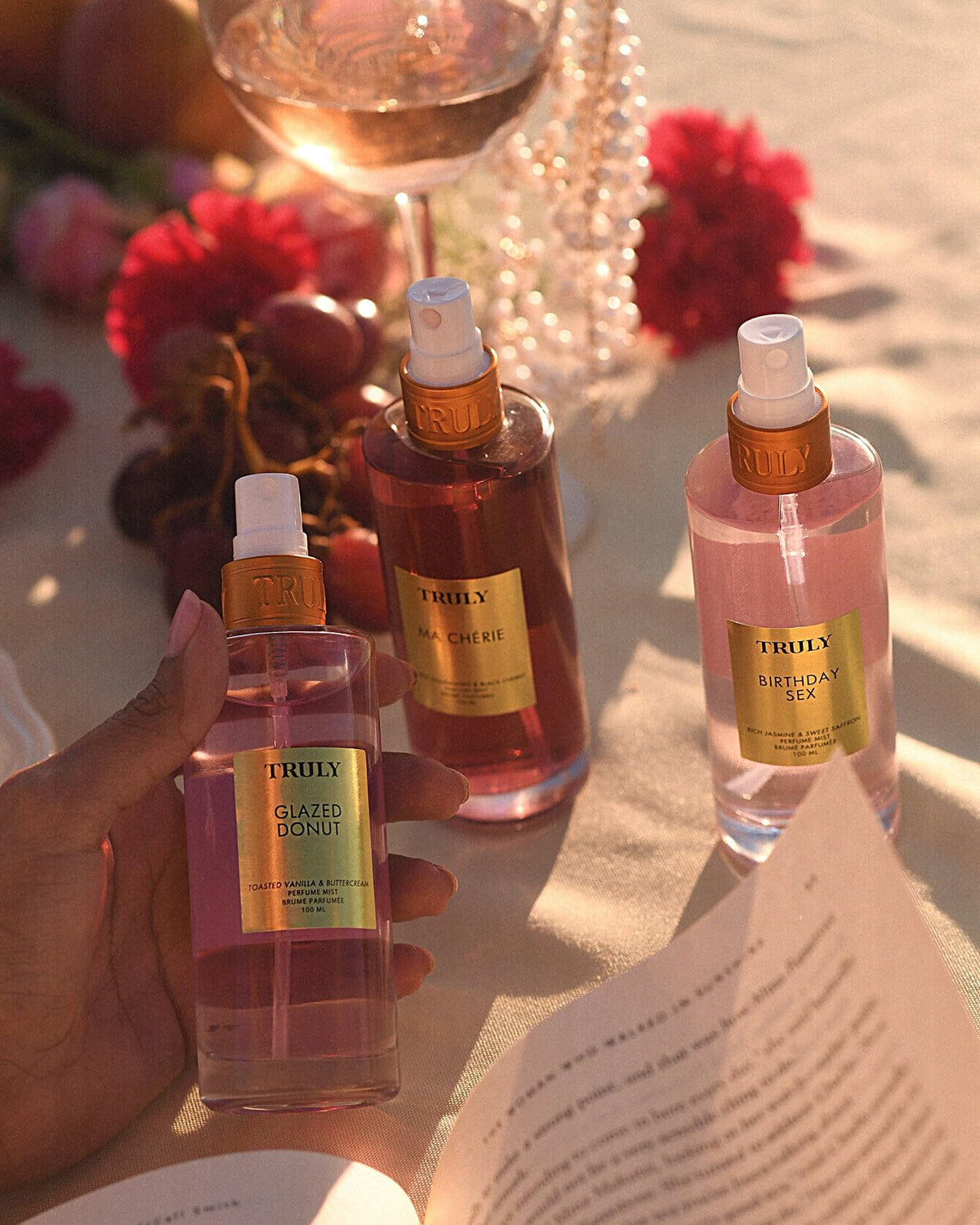 Truly Birthday Sex spray lingers with florals throughout the day.