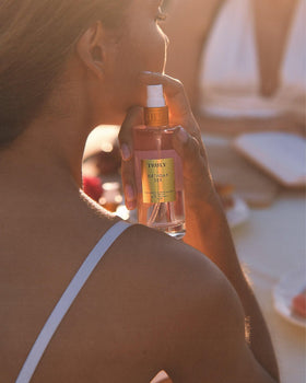 Truly Birthday Sex perfume mist leaves a light silk feel on skin.