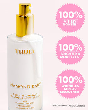 Truly Face and Body serum on skin proves versatile daily care for multiple concerns.