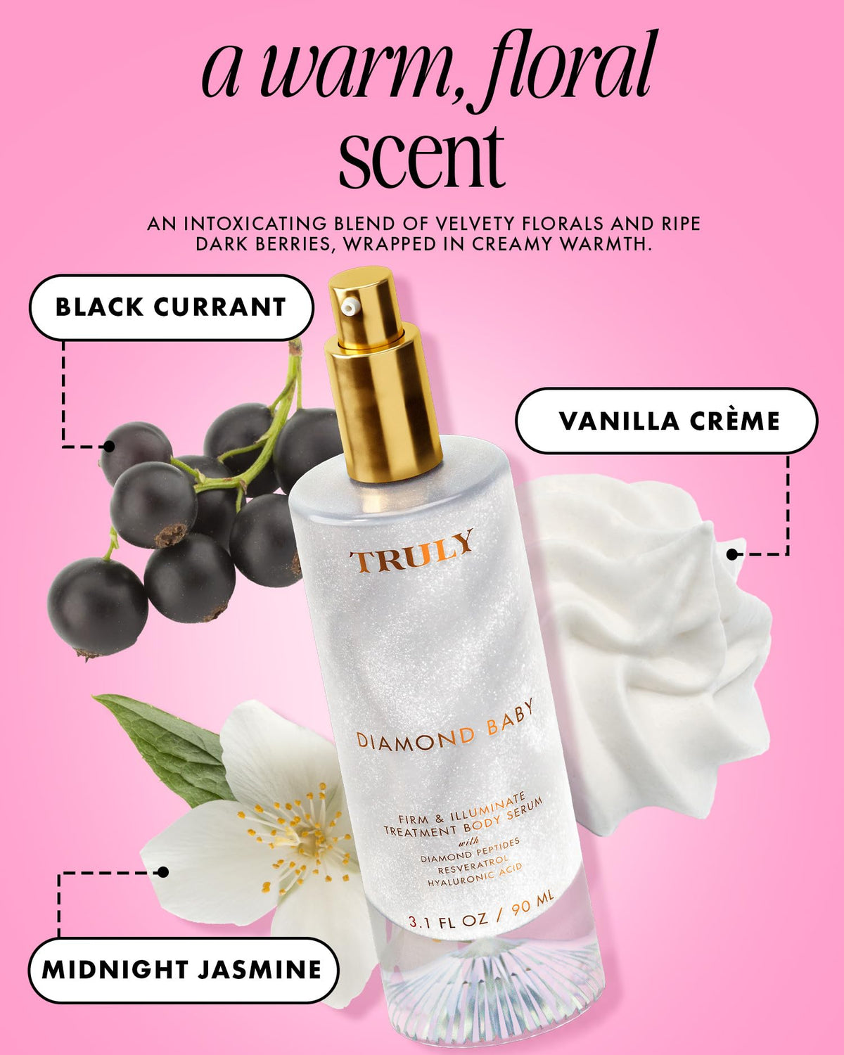Truly Instant Illumination finish on skin conveys immediate glow and dewy look.