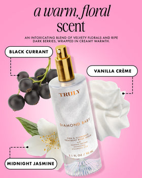 Truly Instant Illumination finish on skin conveys immediate glow and dewy look.