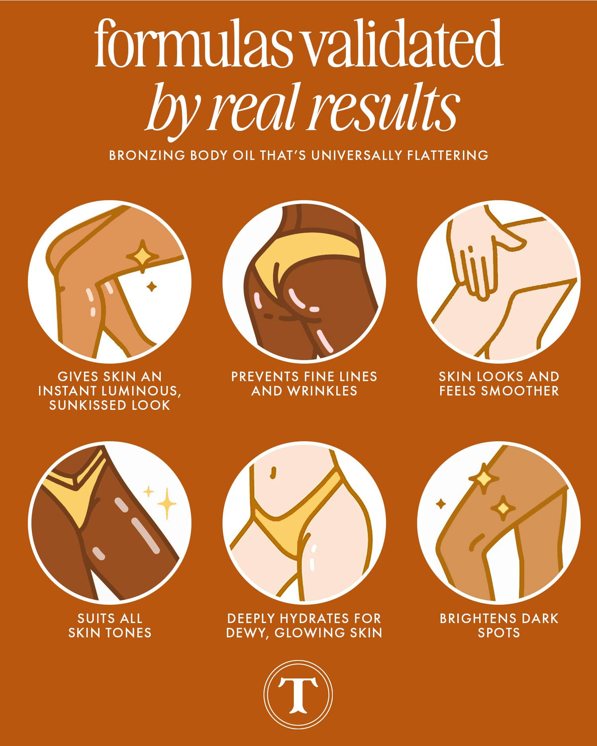 Truly Sun Drops body glow routine image suggests easy, even application.