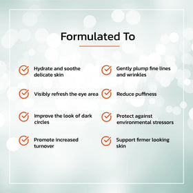 TruSkin Eye Cream brightens the under-eye area for a more awake look.