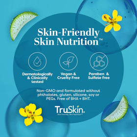 TruSkin Eye Cream texture helps soothe puffiness and refresh the eye area.