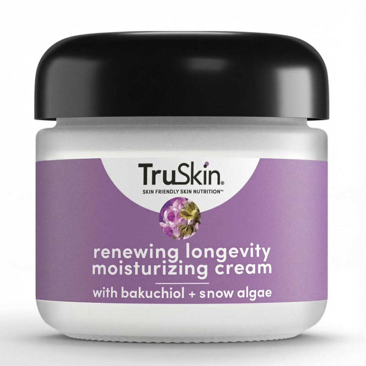 TruSkin Longevity Cream packaging shows premium eco-friendly design for responsible skincare