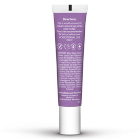 TruSkin Longevity Eye Cream jar beside essential beauty tools