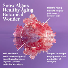 TruSkin Longevity Lingonberry Stem Cells image emphasizes antioxidant protection against blue light.