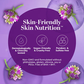 TruSkin Longevity Serum close-up shows silky texture for rapid absorption.