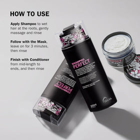 TRUSS Perfect Hair Mask keratin action strengthens damaged fibers and smooths cuticles