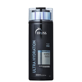 TRUSS Ultra Hydration Shampoo bottle shown for daily moisture and color protection.