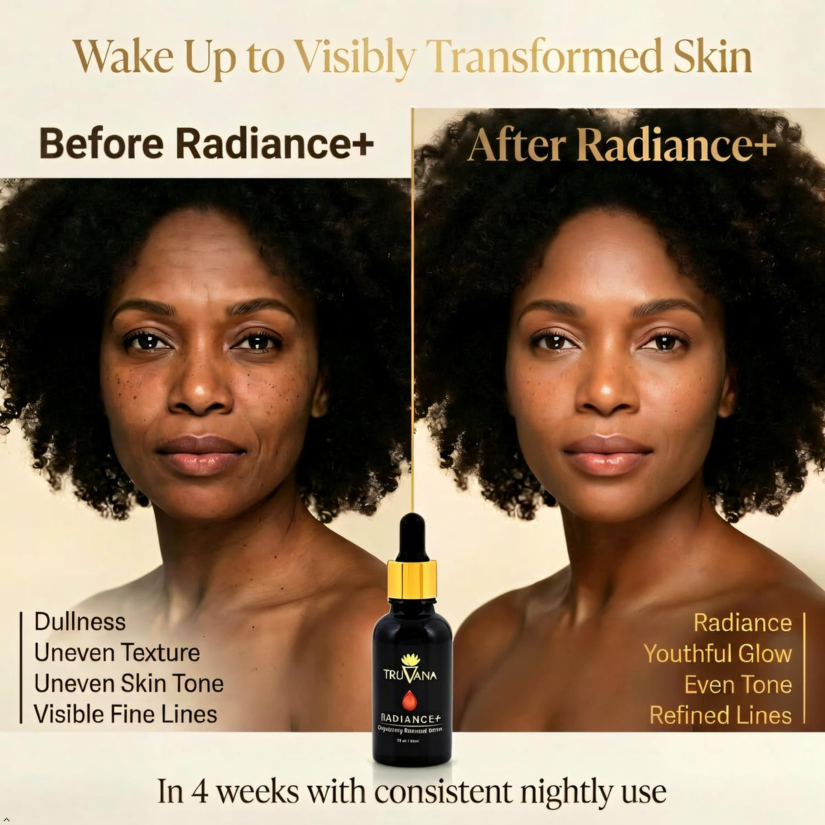 Truvana Encapsulated Kojic Acid detail highlights gentle spot fading
