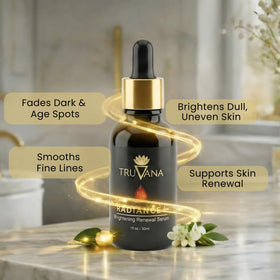 Truvana serum pump demonstrates easy nightly application