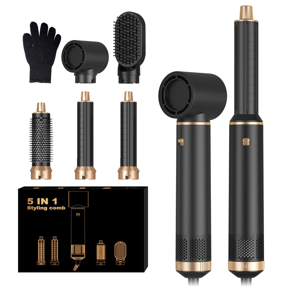Trylater 5-in-1 hair dryer brush for versatile styling at home