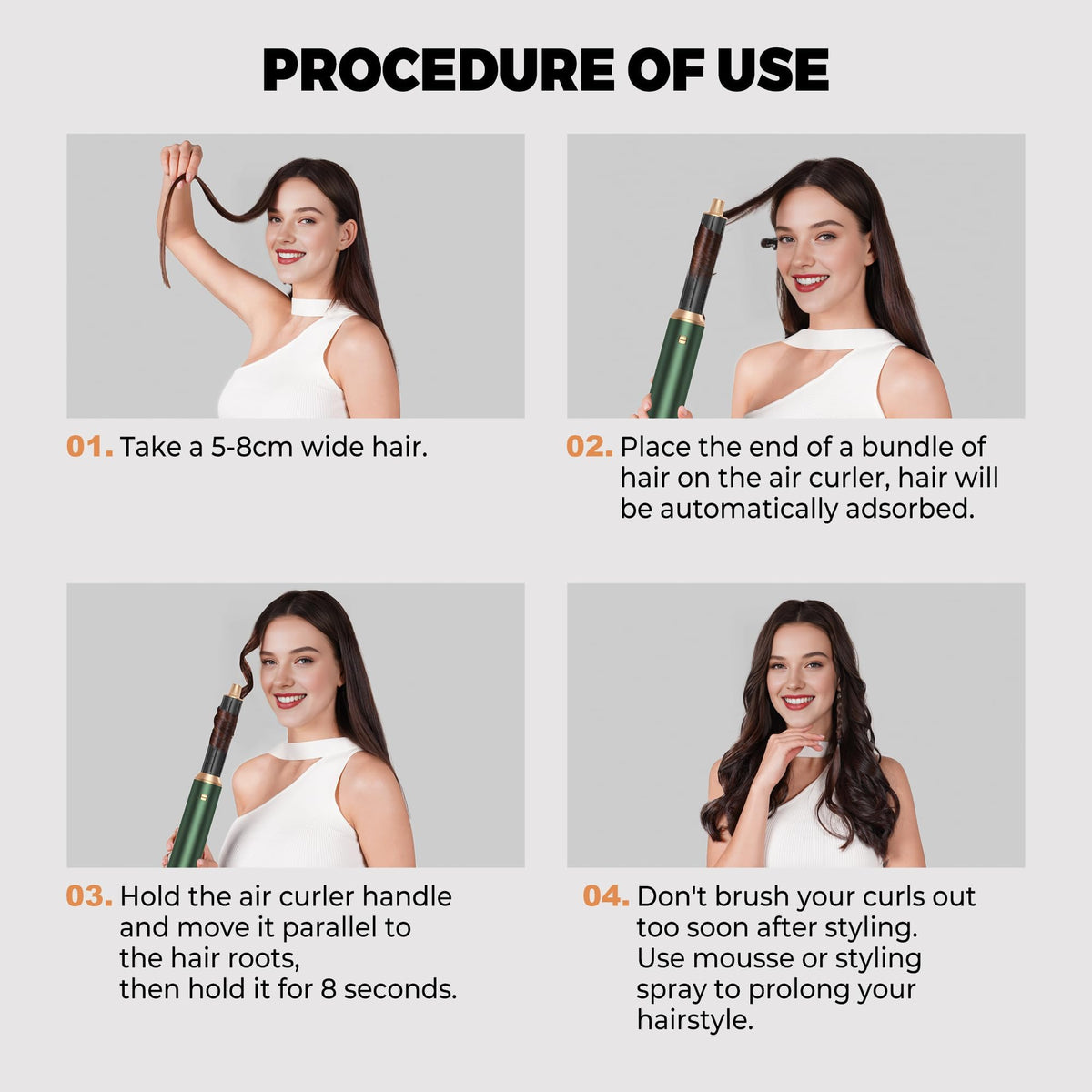 Trylater 5-in-1 blow dryer brush heat gloves for burn-free styling.