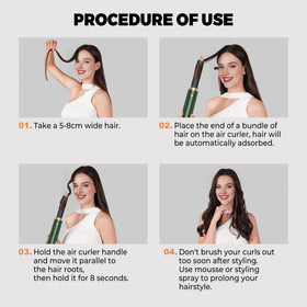 Trylater 5-in-1 blow dryer brush heat gloves for burn-free styling.