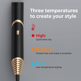 Trylater anti-frizz hair dryer helps smooth strands without weighing them down.