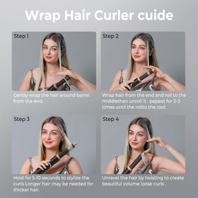 Trylater hot air brush designed for efficient styling and all-day volume.