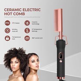 Worldwide voltage support on TryLater hot comb for travel