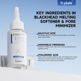 TrySafe 2in1 bottle No.2 focus: prepares pores after cleansing