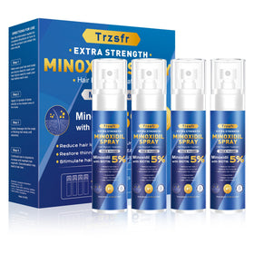 Trzsfr 5% minoxidil spray bottle for targeted scalp coverage and growth support.
