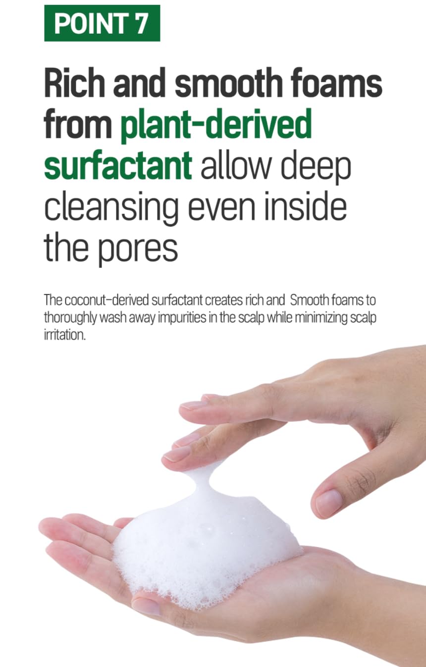 TS Shampoo Plus scalp refreshing feel after wash depicted.