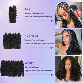 TSCL Knotless root design delivers an undetectable hairline and seamless blend.